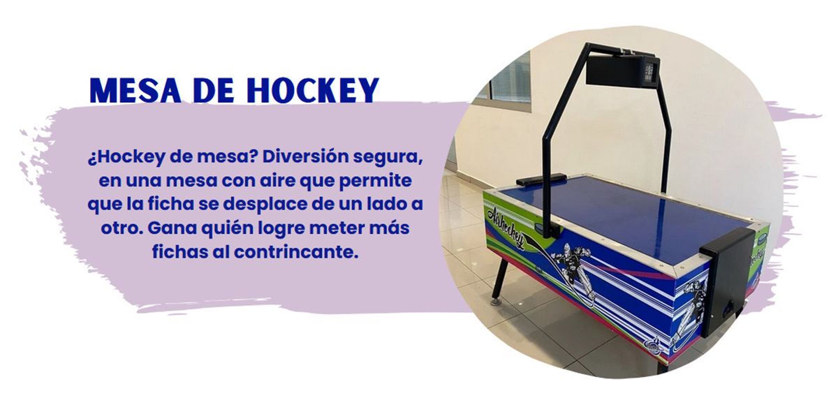 mesa de hockey
