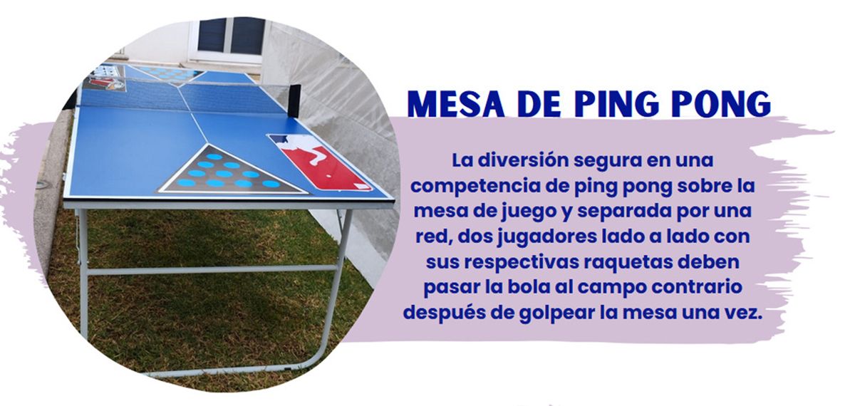 mesa de ping pong